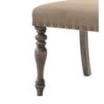 thumbnail image 7 of Dining Chairs Birmingham Script Printed Driftwood Finish Dining Chair with Nail head, Set of 2,Fabric Dining Chairs, 7 of 7