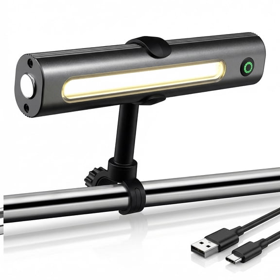 MQHUAYU Rechargeable BBQ Grill Light with Magnetic Base - 360° Rotatable, IPX5 Waterproof, Ultra-Bright COB LED, 2-Level Brightness, USB-C Charging, Portable Outdoor Grilling & Smoker Accessories, Pe