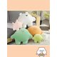 thumbnail image 4 of ZHAOCHENG Almohada de peluche de dinosaurio de oso blanco grande y gordo con dibujos animados, juguete de abrazo súper suave para regalo (oso de 9,8 pulgadas), 4 of 5