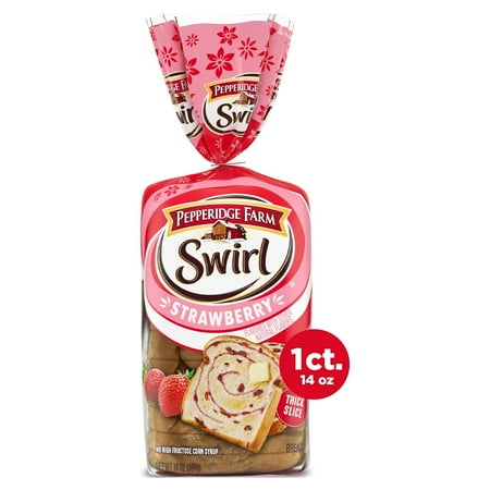 Pepperidge Farm Swirl Strawberry Breakfast Bread 14 oz Loaf
