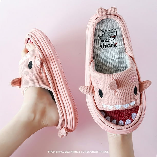 Zapatillas de diseñador Mo Dou All Senson, bonitos dibujos animados, animales encantadores, dormitorio, zapatos de algodón para el hogar, suela gruesa para interiores, parejas, hombres y mujeres Tan Jianjun unisex