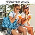 thumbnail image 5 of Large Capacity Tote Bag,Blue Dachshunds Dog Handbag Fashion Luxury Tote Bag,15.7"x13"x 5.1" Inches,Laptop Compatible, 5 of 6