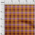 thumbnail image 1 of oneOone Viscose Jersey Fabric Madras Check Decor Fabric Printed BTY 60 Inch Wide, 1 of 5