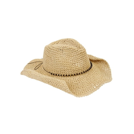 Eliza May Rose Women's Straw Cowboy Hat (Best Straw Cowboy Hat)