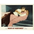 thumbnail image 2 of Hollywood Photo Archive 24x20 Black Ornate Wood Framed with Double Matting Museum Art Print Titled - North by Northwest - Lobby Card, 2 of 4