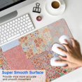 thumbnail image 4 of Long Mouse Pads for Desk,Pioneer Flower Floral Print Pattern Desk Mats on Top Of Desks, Desk Mouse Pad Extra Large with 3mm Non-Slip Base and Stitched Edge for Gaming,Office,Work,Home 31.5"x15.7", 4 of 6