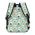 thumbnail image 4 of Honeii Kawaii Sushi Print Backpack for Both Men and Women, Basic Bookbag for College, Work, or Travel,Rucksack Computer Bag-One Size, 4 of 5