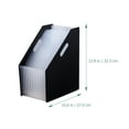 thumbnail image 2 of Eease Black Foldable Magazine Storage Rack Desktop Organizer, 2 of 7