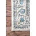 thumbnail image 5 of nuLOOM Vintage Persian Area Rug, Blue Medallion, 2' 8" x 8', Indoor Use, 5 of 5
