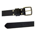 thumbnail image 3 of Duke Mens D555 Gavin Leather Square Buckle Belt, 3 of 4