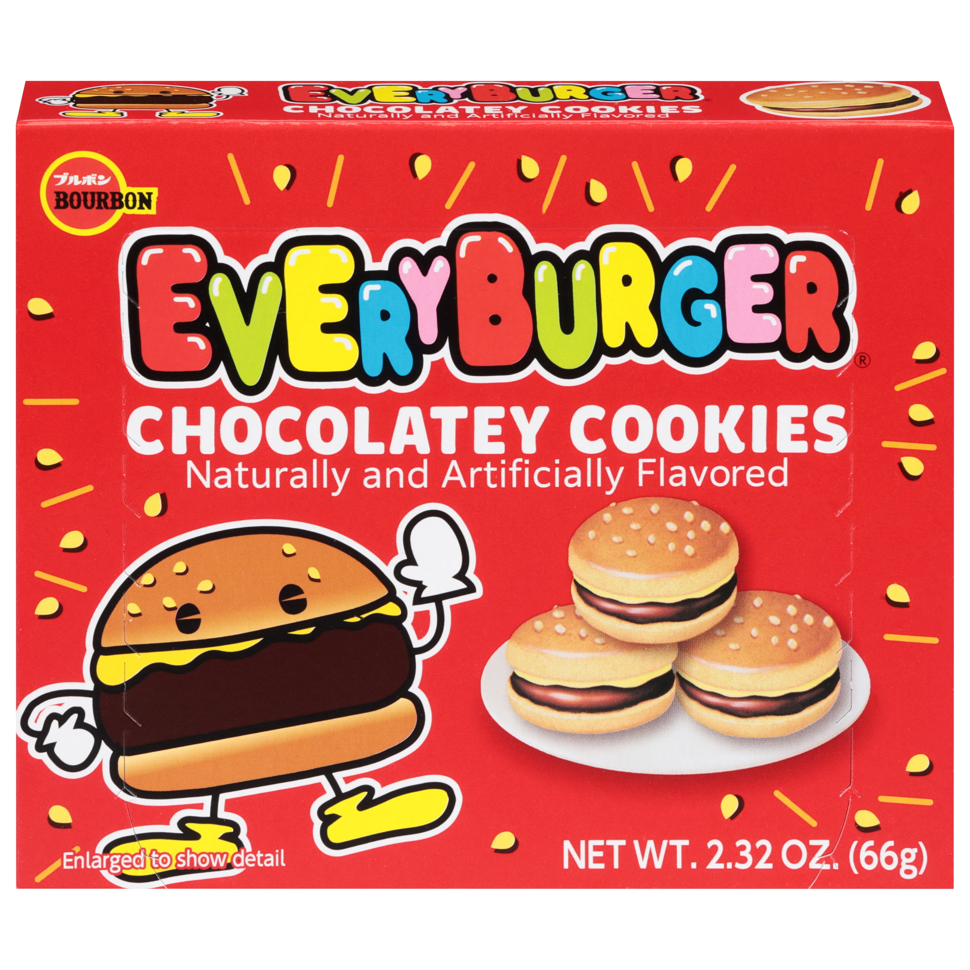 Bourbon Chocolate Cookies Every Burger, 2.32 Oz, 10 Pack