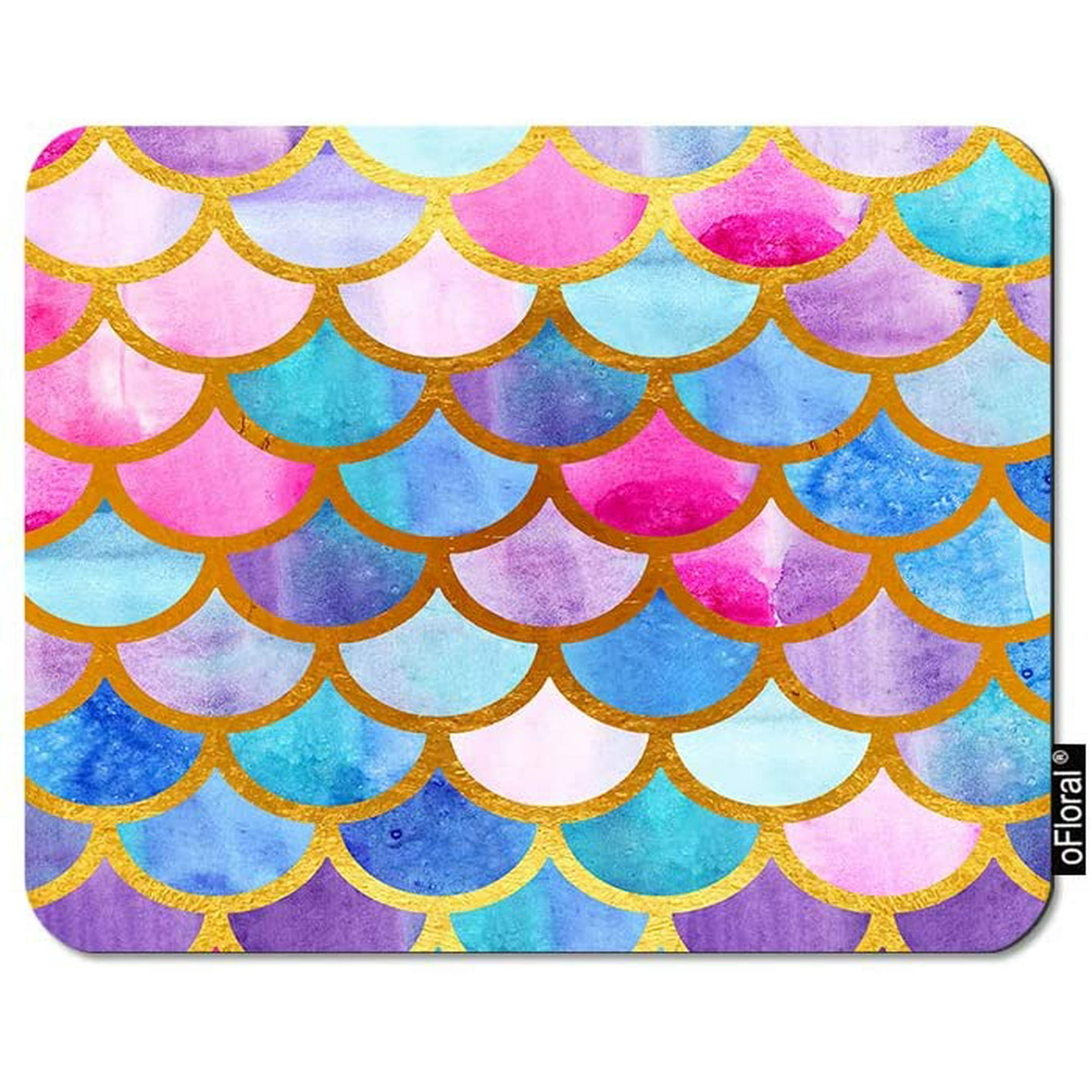 oFloral Mermaid Scales Gaming Mouse Pad Bright Fish Scales Half Circle Geometric Animal Skin Decorative Mousepad Rubber | Walmart Canada oFloral Mermaid Scales Gaming Mouse Pad Bright Fish Scales Half Circle Geometric Animal Skin Decorative Mousepad Rubber | Walmart Canada