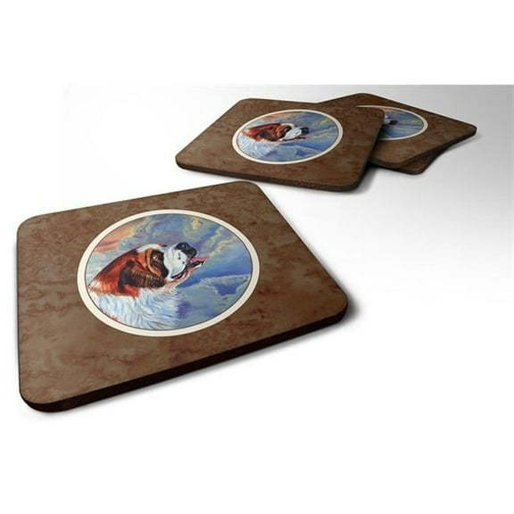 Saint Bernard Loyalty Foam Coaster, Set of 4