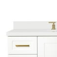 thumbnail image 5 of Ariel Taylor 49 In. Oval Sink Vanity With White Quartz Countertop In White, 5 of 10