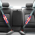 thumbnail image 2 of Chririnla Union Jack Print Car Seat Belt Pads Cover 2 Pack Auto Seatbelt Covers Breathable Non-Slip Suitable for Truck Van, 2 of 8