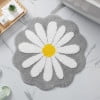 Alfombras de baño con diseño floral, absorbentes, antideslizantes, suaves y lavables. Ideales para dormitorio, cocina, baño y aseo. Medidas: 66 x 66 cm (26 x 26 pulgadas).