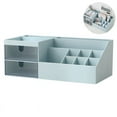 thumbnail image 2 of Organizador de maquillaje con cajones, almacenamiento de maquillaje, organizador de tocador cosmético, caja de maquillaje con cajones para tocador, dormitorio, baño, 2 of 8