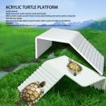 thumbnail image 3 of Rampas De Tortuga, Superficie De Cubierta Antideslizante Decorativa, Plataforma De Acrílico Para Tomar El Sol De Tortuga Para Ejercicio Para Pecera, 3 of 7