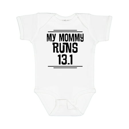 

Inktastic Mommy Runs Half Marathon Gift Baby Boy or Baby Girl Bodysuit