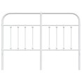 thumbnail image 2 of vidaXL Metal Headboard White 135 cm, 2 of 4