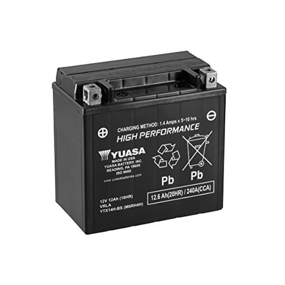 Yuasa YUAM6RH4H YTX14H-BS Battery