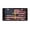 American Flag1, variant on COGL Front License Plate,American Flag with Eagle License Plates Cover Rust-Proof Stainless Steel Metal Car Plate Tag Funny Novelty Vanity Tag Screw for Men Women Display Use Only 12X6Inch