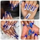 thumbnail image 3 of Diamantes de imitación para decoración de uñas, diamantes de imitación con parte trasera plana, piedras preciosas, cristal redondo, azul real, 6 tamaños (1,9-4,5 mm) (zafiro), 3 of 4