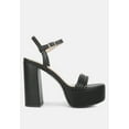 thumbnail image 2 of cruella block heel platform sandals by London Rag, 2 of 7
