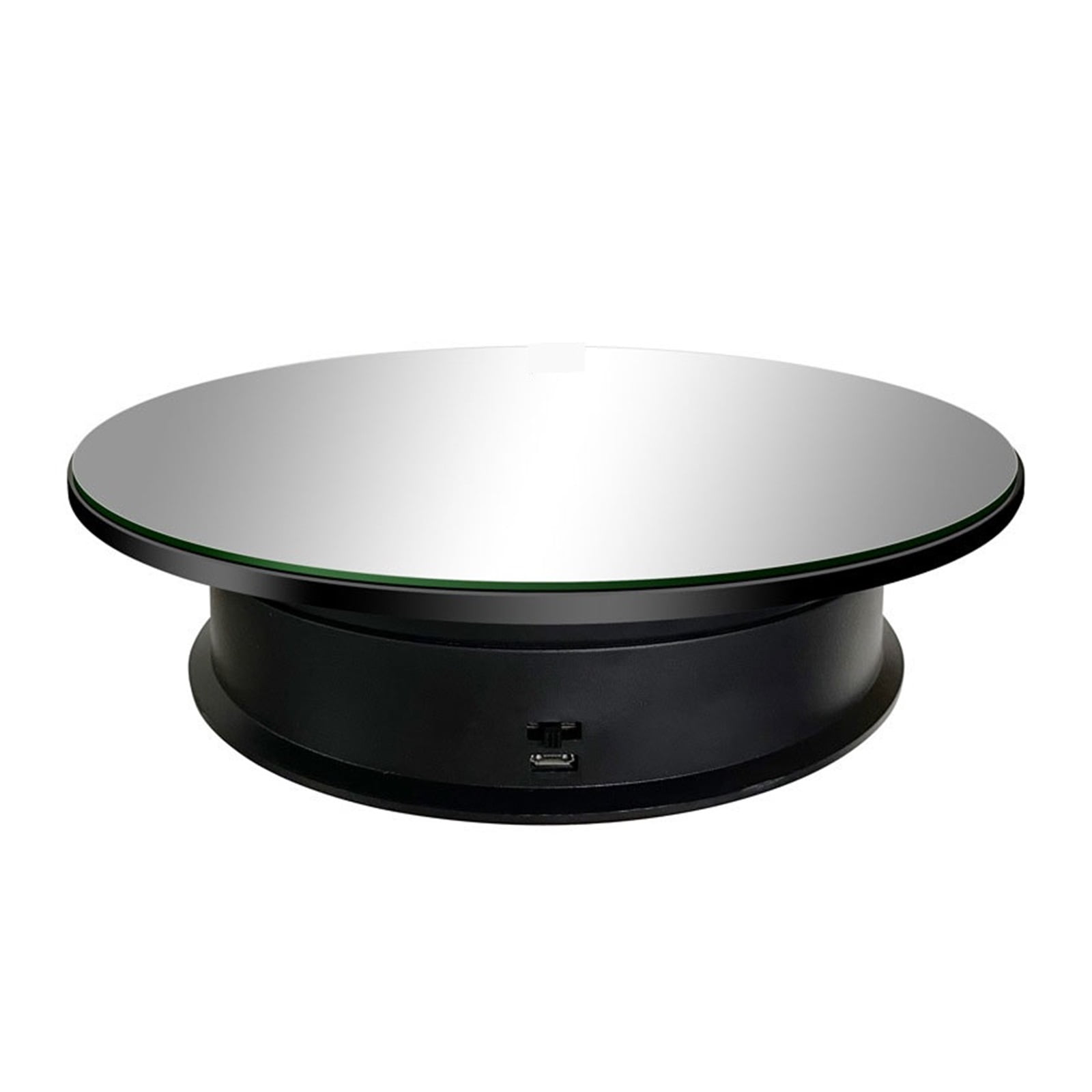 Support d'Affichage Rotatif Électrique 2 Vitesses Poids Maximum 3kg Plateforme Tourbillonnante 360 Degrés Accessoires de Photographie Vidéo, Fonctionnement Silencieux et Fluide