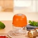 thumbnail image 4 of Mini Procesador de Alimentos y Triturador de Ajo Recargable | Capacidad de 260 Ml | Carga Inalámbrica Usb-C | Cuerpo Transparente con Base Antideslizante | para Alimentos, Salsas y Batidos, 4 of 6