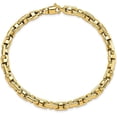 thumbnail image 3 of Avariah Diamonds Gold 14K Yellow Polished Fancy Link Men's Bracelet - 8.5"- Made In Italy, 3 of 6