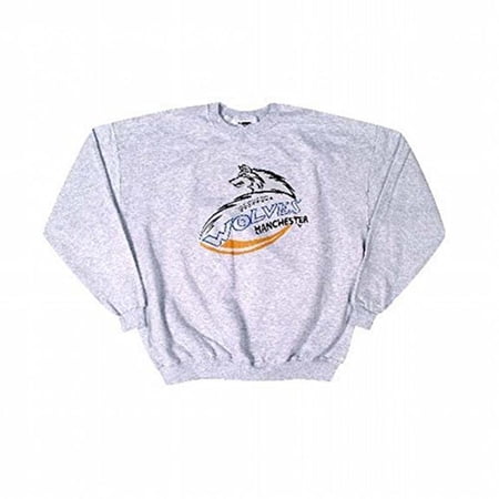 Manchester Wolves - Logo Heather Grey Adult Sweatshirt - Medium