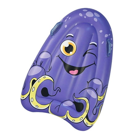 Inflatable with Handles Surf Body Board Portable Swimming Aid Mat Buoy Kickboard Surfboard for Adults Water Entertainment Surfing