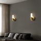 thumbnail image 2 of Modern LED Linear Wall Light for Bathroom, Double Lamp, Gold, White, Frosted Glass, Brass, Wall Lamp(No Bulb), 2 of 3