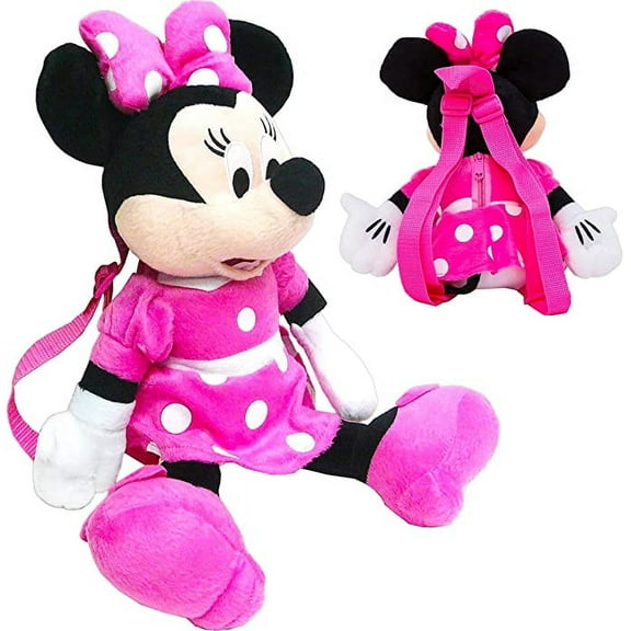 Disney Minnie Mouse 3D Plush Character Backpack