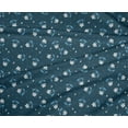 thumbnail image 4 of oneOone Polyester Lycra Teal Blue Fabric Florals Fabric For Sewing Printed Craft Fabric By The Yard 56 Inch Wide, 4 of 4