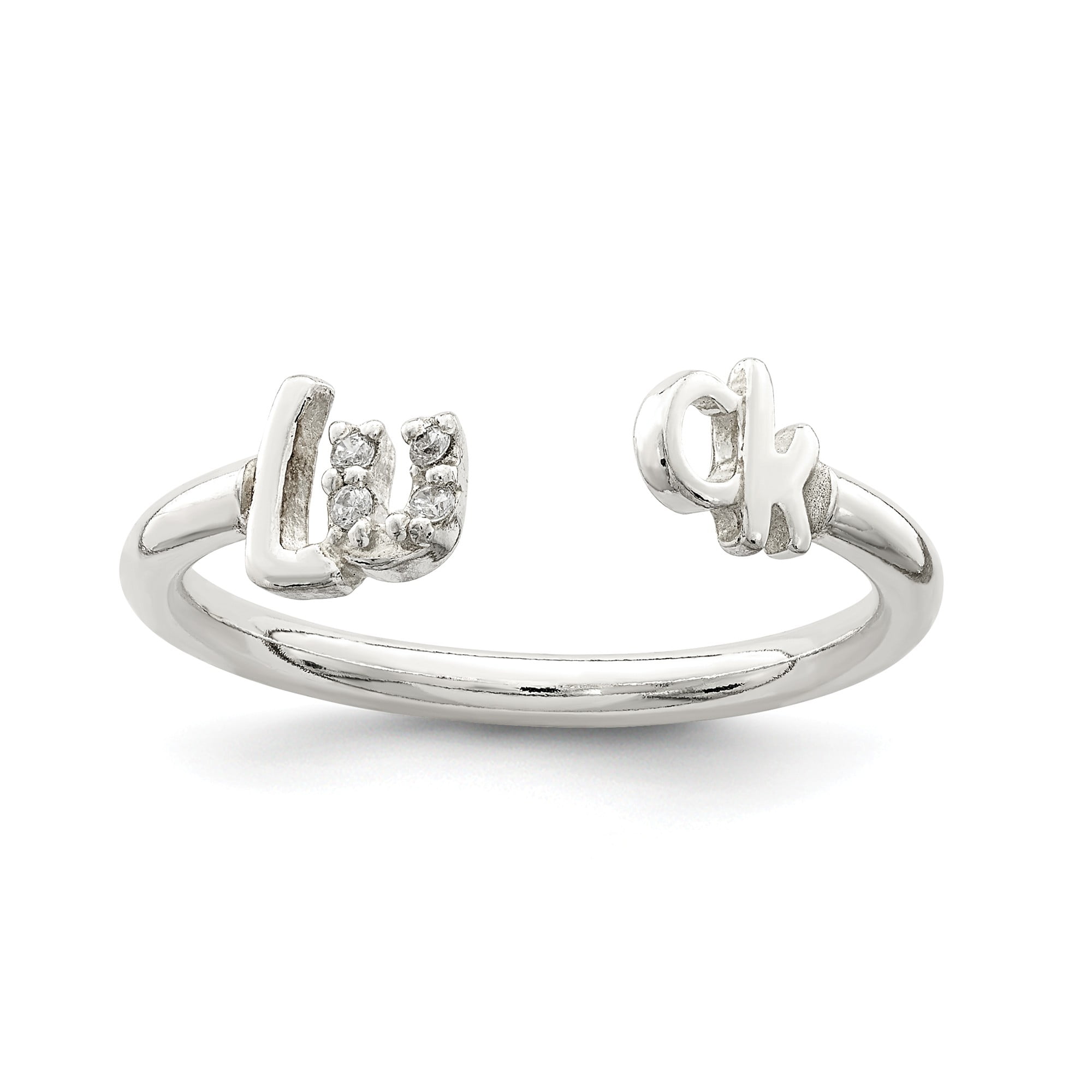 Bonyak Jewelry Sterling Silver Polished Twisted 1.75mm Womens Ring Size 8