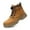Brown, variant on Men's Safety Steel Toe Work Boots – Breathable, Ankle Support, Industrial Construction Boots