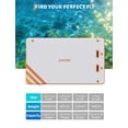 thumbnail image 2 of Inflatable Floating Dock Platform with EVA Non-Slip Surface, 6" Thick Heavy-Duty PVC, Portable Lake & Pool Water Mat with Ladder and Pump, 5x6FT to 10x10FT, 2 of 6