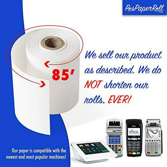 (150 Rolls) 2 1/4 x 85' Thermal Receipt Paper - Veeder Root TLS350(150 Rolls)