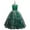 Green, variant on XBASW Kids Toddler Flower Girl Dress Star Mesh Tutu Princess Dresses Teen Girls Wedding Bridesmaid Birthday Party Pageant Long Gown 5-14T