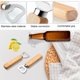 thumbnail image 5 of Big sale Beer Bottle Opener, Rubber Wooden Handle Bottle Opener, Stainless Steel Cap Opener, 5 of 5