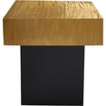 thumbnail image 4 of Pemberly Row Table d'Appoint Moderne / Contemporain en Métal Texturé Doré, 4 of 5