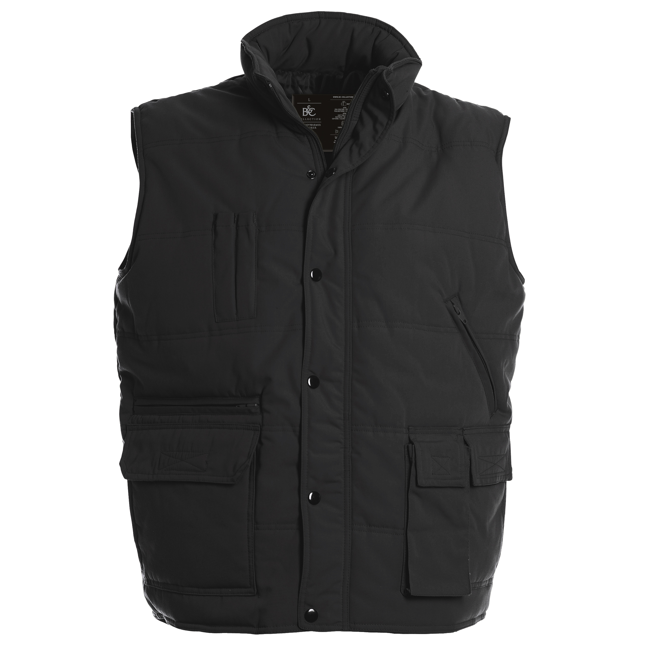 B/&C Mens Full Zip Waterproof Bodywarmer//Gilet