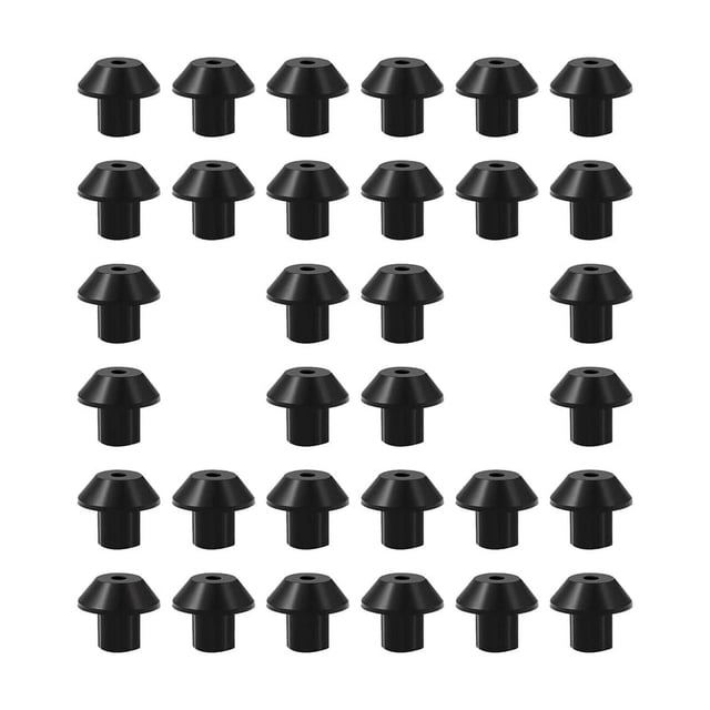 Juego de 32 pies de goma para rejilla de quemador de cocina WB2K101 compatible con parachoques de rejilla de estufa Ken-More, reemplazo 247410