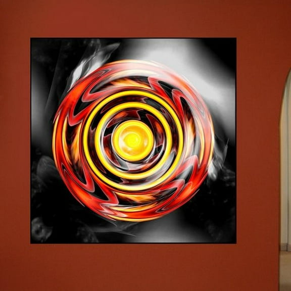 Wallhogs Xzendor7 Sun Star Reflective Disk Wall Mural