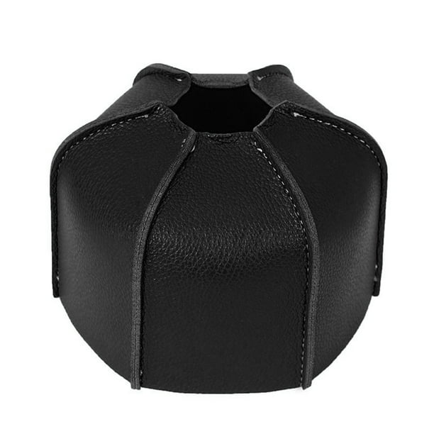 Bolsa de almacenamiento de combustible de cuero PU para acampar al aire libre contenedor de Gas para cocinar estuches de almacenamiento funda protectora portátil para tanque de Gas