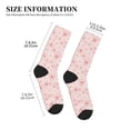 thumbnail image 3 of Rocae Chrysanthemum for Adult Socks Casual Athletic Stretchy Loose Socks for Women Men Non-Slip Middle Tube Socks, 3 of 7