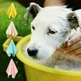 thumbnail image 4 of NIBOLOG Pet Bath Towel Fine Workmanship Super Absorbent Fiber Pet Dog Bath Towel for Puppy, 4 of 8