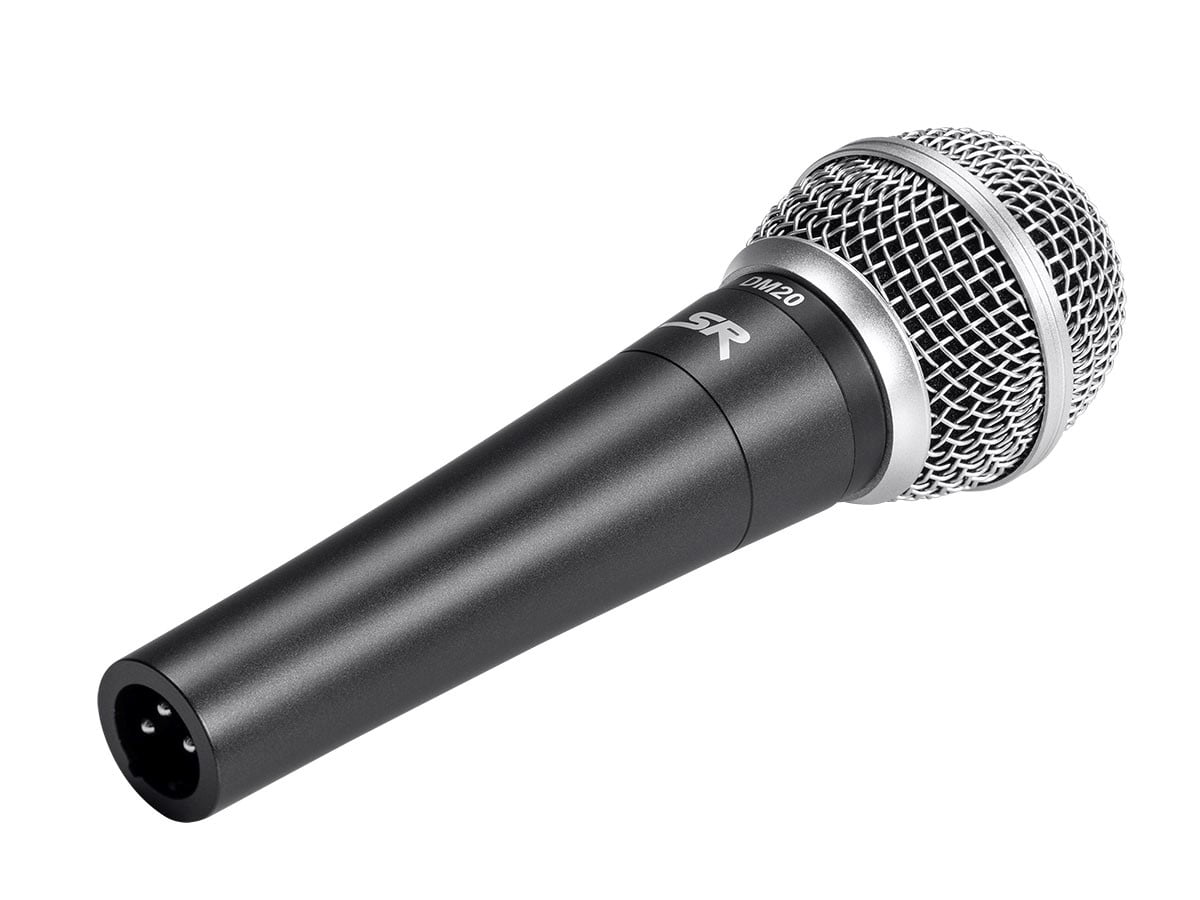 Monoprice DM20 Dynamic Handheld Vocal Microphone - Unidirectional, For Recording, Streaming, Podcasting, WFH, Distance Learning - Stage Right Series